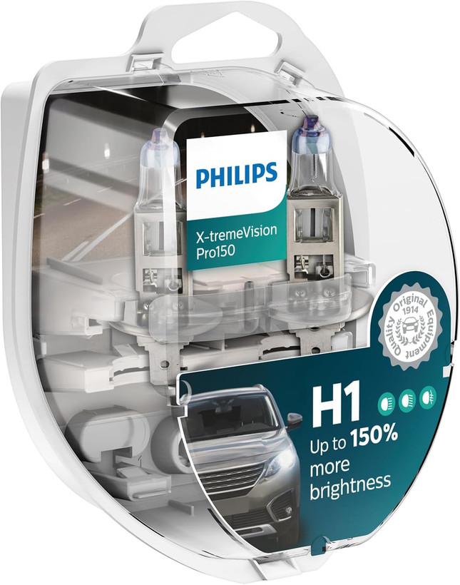 لامپ خودرو فیلیپس Philips X-tremeVision Pro150 H1 car headlight bulb +150%