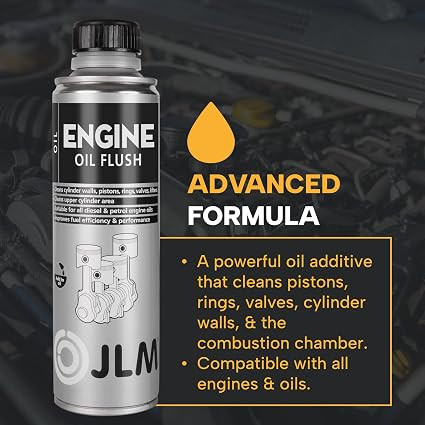 مکمل شستشوی موتور جی ال ام JLM Engine Oil Flush for Petrol & Diesel Engines
