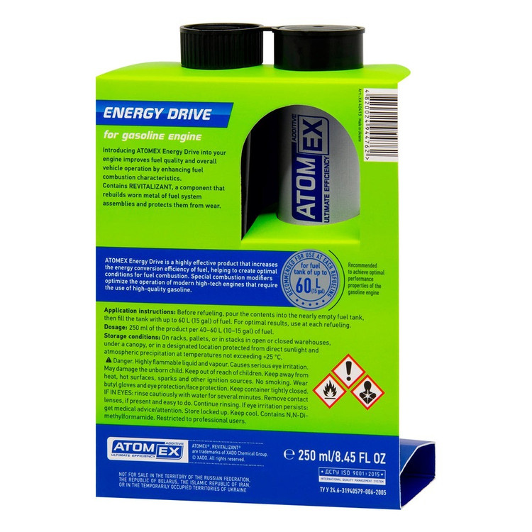 مکمل سوخت انرژی درایو زادو XADO ENERGY DRIVE OCTANE BOOSTER