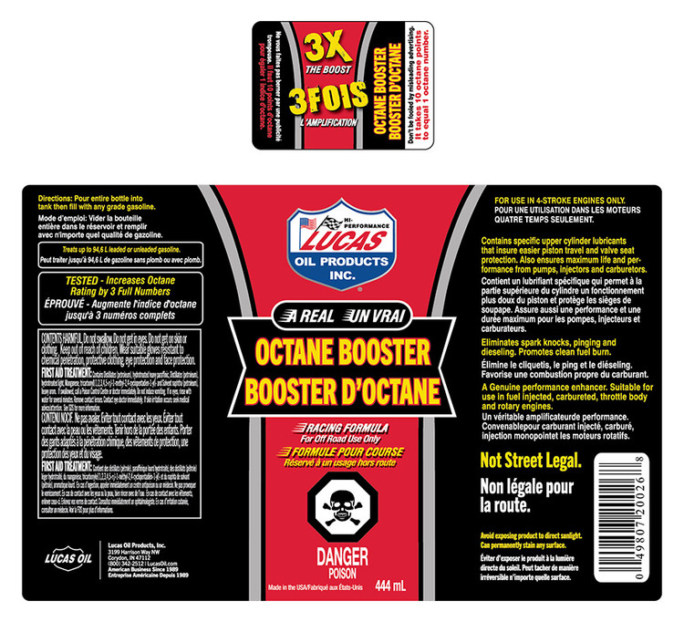 اکتان لوکاس OCTANE BOOSTER Lucas